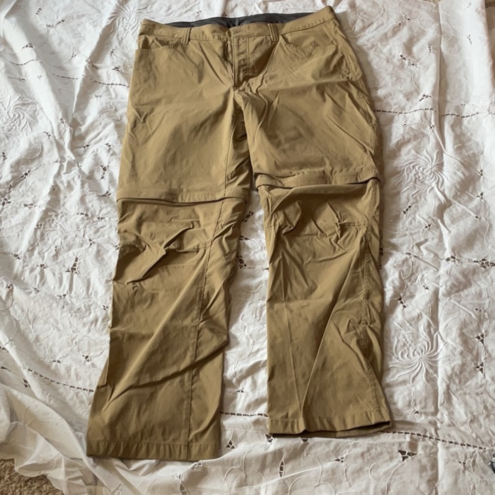 Eddie Bauer Men's Tan Convertible Pants